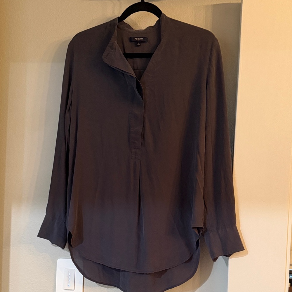 Madewell Dark Gray Blouse